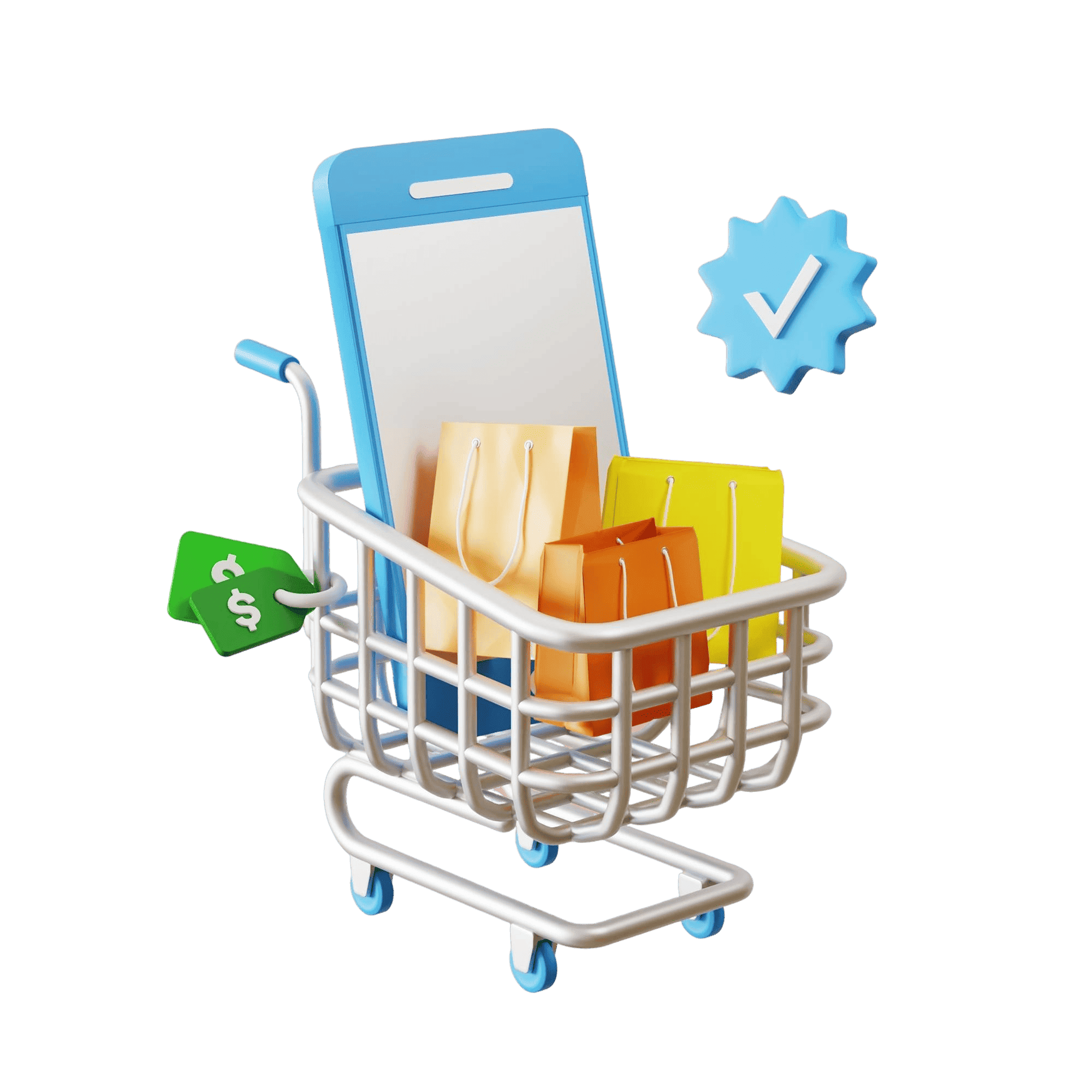 Shopping cart 3D